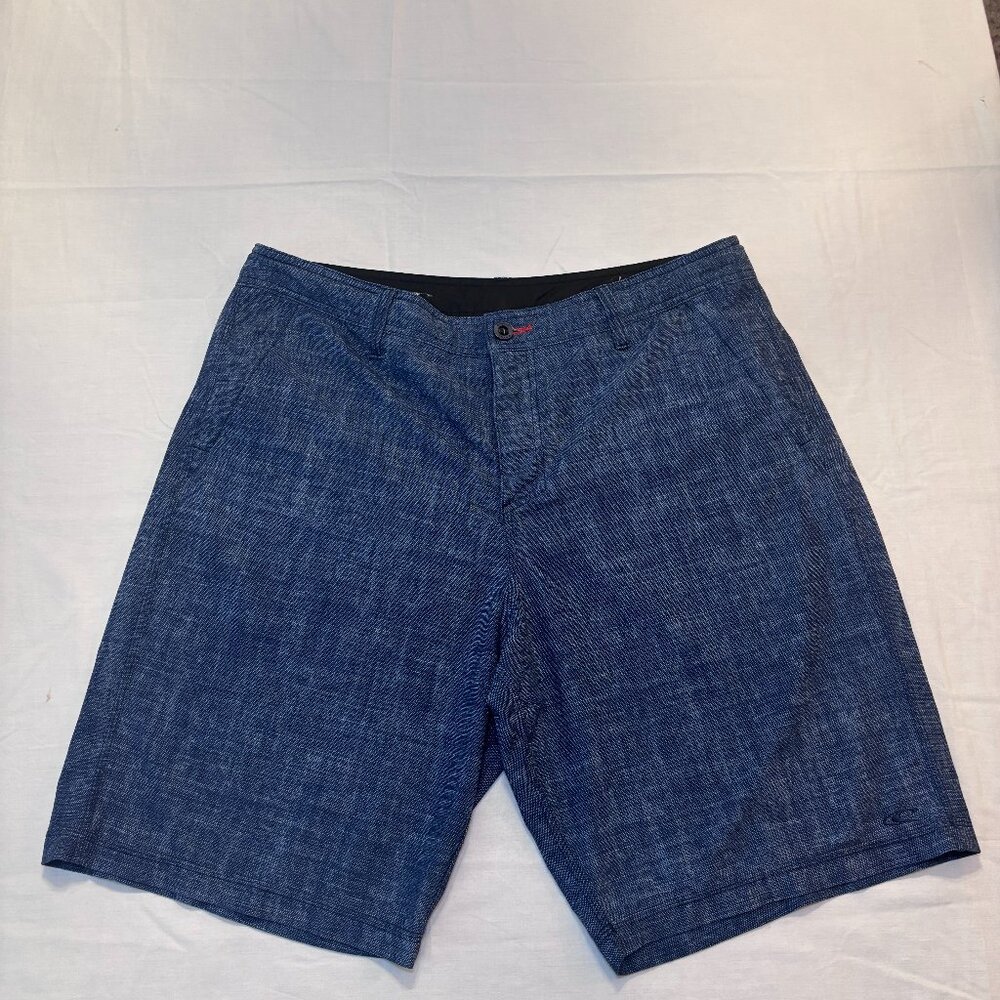 ONeill Mens Shorts Casual Sports Hybrid Board Style Blue Logo Size 36